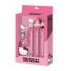 KaracterMania Para El Cole^Hello Kitty Mix Pack 3 Lápices 3D + 3 Gomas + Sacapuntas