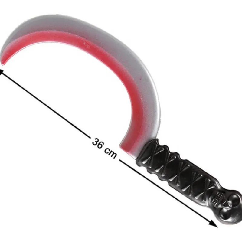 Sale Hoz con Sangre para Halloween 36 cm Armas, Espadas Y Escudos Disfraces|Accesorios Halloween Y Terror