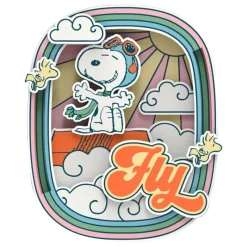Pantasy Snoopy^Imán Peanuts Puremind Pilot Dreams de Madera