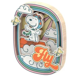 Pantasy Snoopy^Imán Peanuts Puremind Pilot Dreams de Madera