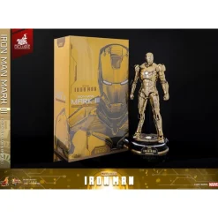 Online Iron Man Figura Movie Masterpiece Diecast 1/6 Mark III (Gold Color) Superhéroes Marvel|Coleccionismo Marvel