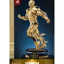 Online Iron Man Figura Movie Masterpiece Diecast 1/6 Mark III (Gold Color) Superhéroes Marvel|Coleccionismo Marvel