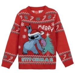Sale Jersey de Punto Navideño de Stitch para Niños Niños Ropa Y Téxtil: Cosas Que Ponerse Para Niños