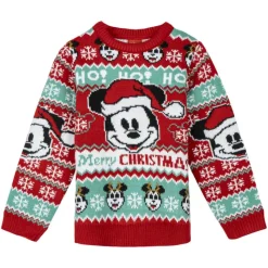 Niños Cerdá Kids Disney Para Niños|Ropa Y Téxtil: Cosas Que Ponerse Para Niños ^Jersey Navideño de Mickey para Niños