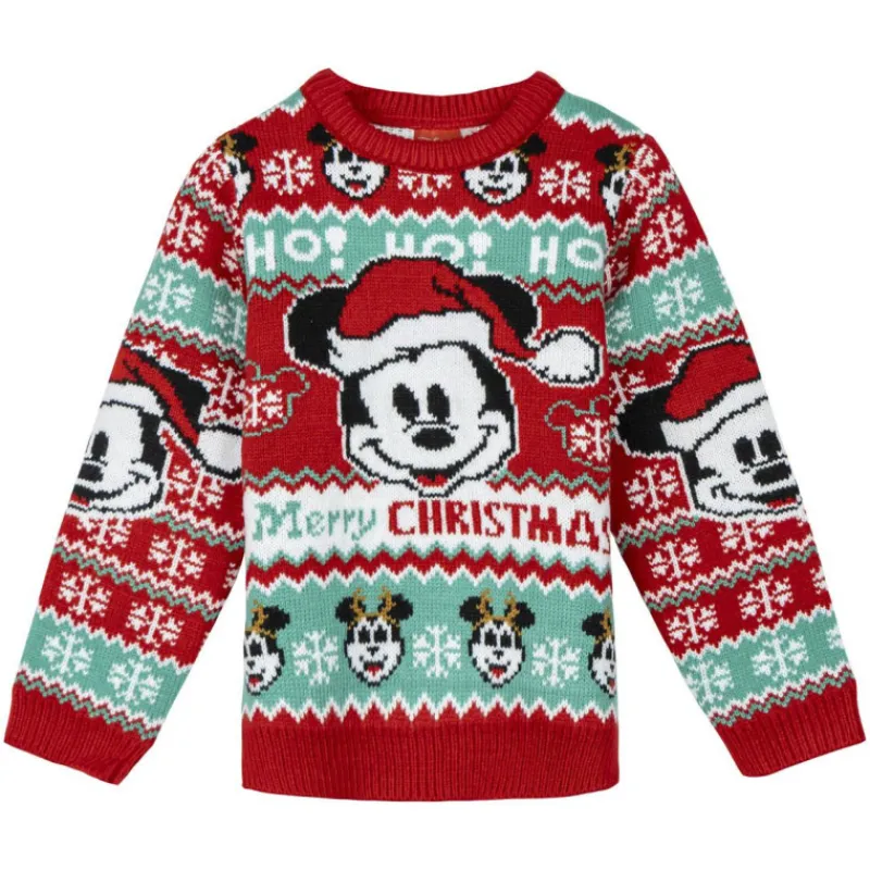 Niños Cerdá Kids Disney Para Niños|Ropa Y Téxtil: Cosas Que Ponerse Para Niños ^Jersey Navideño de Mickey para Niños