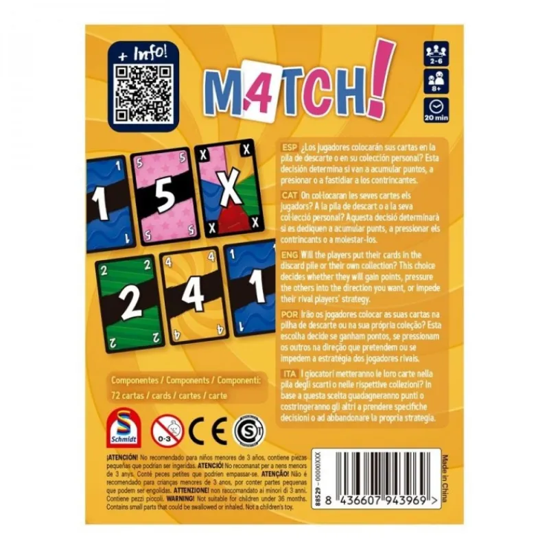 Devir Juguetes, Figuras Y Más Regalos Para Peques|Tiempo Libre Kids^Juego de cartas Match! Pocket por