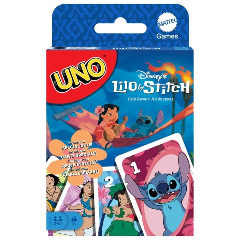 Hot Juego de Cartas UNO Lilo & Stitch para 2-10 jugadores Niños Disney Para Niños|Disney Para Niñas
