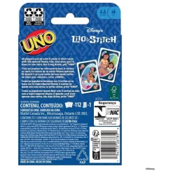 Hot Juego de Cartas UNO Lilo & Stitch para 2-10 jugadores Niños Disney Para Niños|Disney Para Niñas