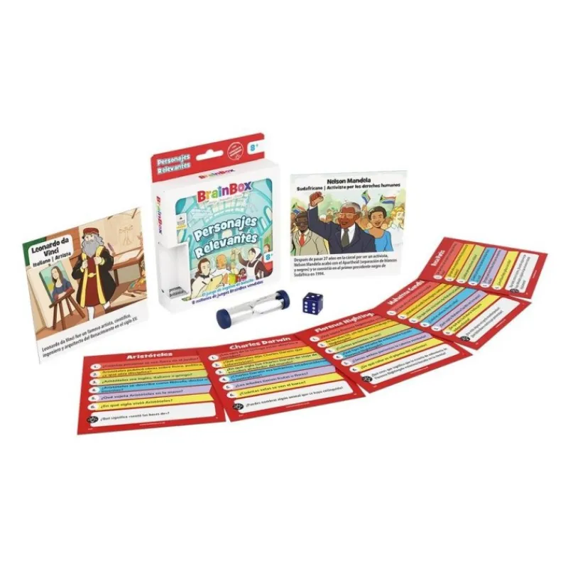 Juegos Juguetes, Figuras Y Más Regalos Para Peques^Juego de Mesa BrainBox Pocket Personajes Relevantes