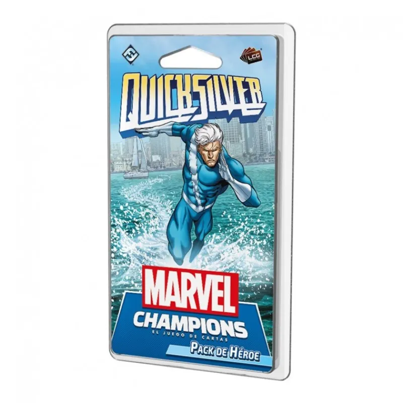 Juegos Superhéroes Marvel^Juego de Mesa Marvel Champions: Pack de Héroe Quicksilver