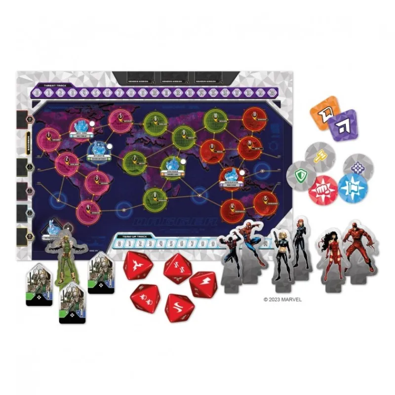 Juegos Cosas De Villanos Marvel|Superhéroes Marvel^Juego de Mesa Marvel D.A.G.G.E.R.: Aventura Épica Cooperativa