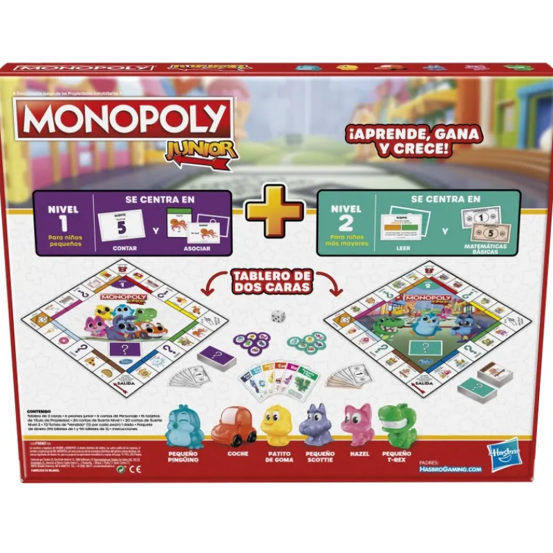 Clearance Juego de Mesa Monopoly Junior de en Español Juguetes, Figuras Y Más Regalos Para Peques|Juegos, Peluches Y Chuches