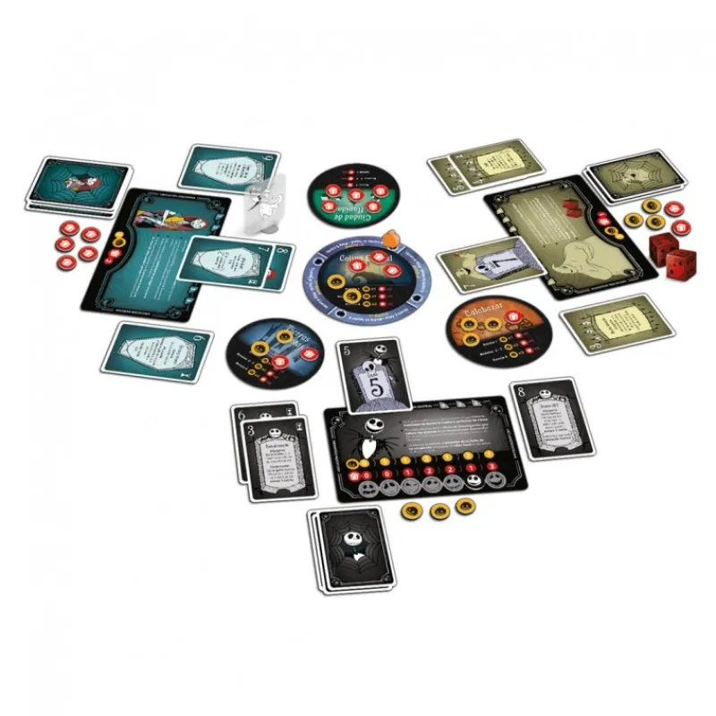 Juegos Pesadilla Antes De Navidad^Juego de Mesa Pesadilla Antes de Navidad - Compite por las Fiestas