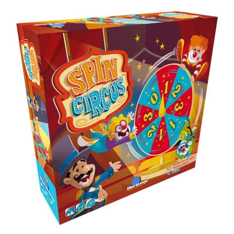 Juegos Juguetes, Figuras Y Más Regalos Para Peques|Juegos, Peluches Y Chuches ^Juego de Mesa Spin Circus para Niños