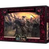 Asmodee Juego De Tronos Y La Casa Del Dragón ^Juego de Miniaturas Aulladores Dothraki - Canción de Hielo y Fuego