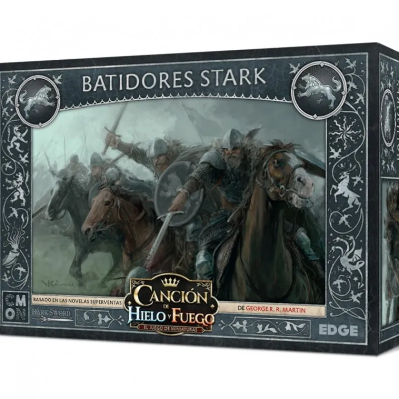 Juegos Juego De Tronos Y La Casa Del Dragón ^Juego de Miniaturas Batidores Stark - Canción de Hielo y Fuego