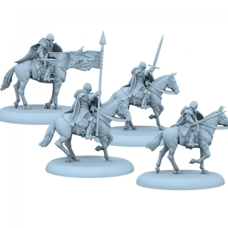 Juegos Juego De Tronos Y La Casa Del Dragón ^Juego de Miniaturas Batidores Stark - Canción de Hielo y Fuego
