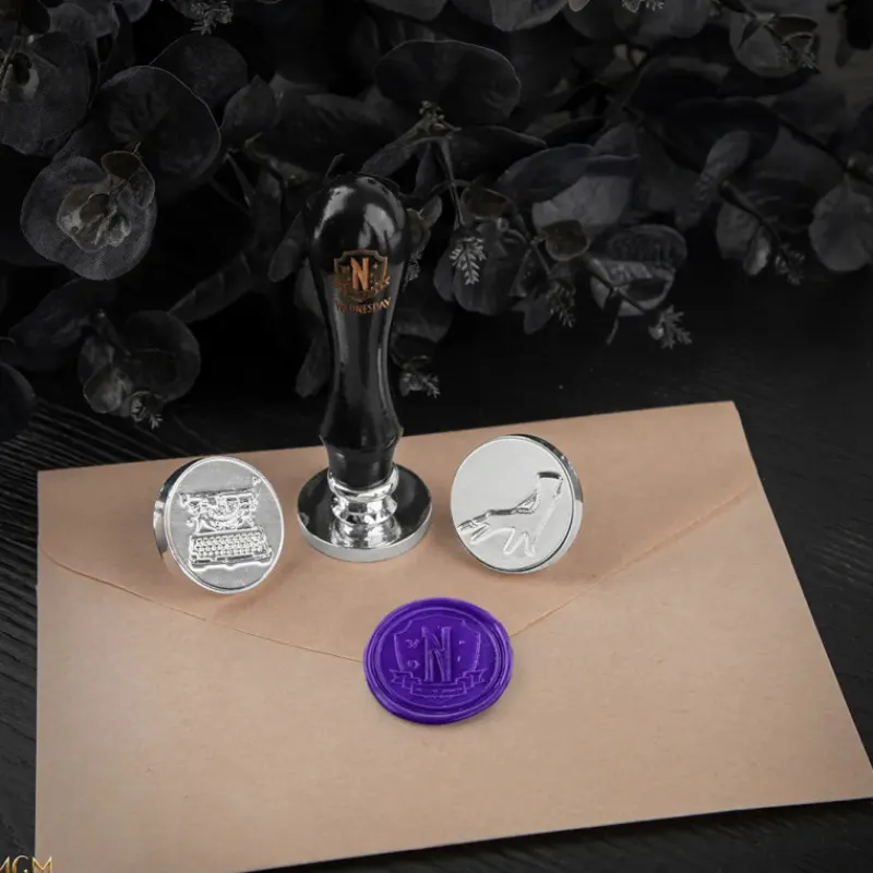 Cinereplicas Miércoles Addams^Juego de sellos de cera Miercoles