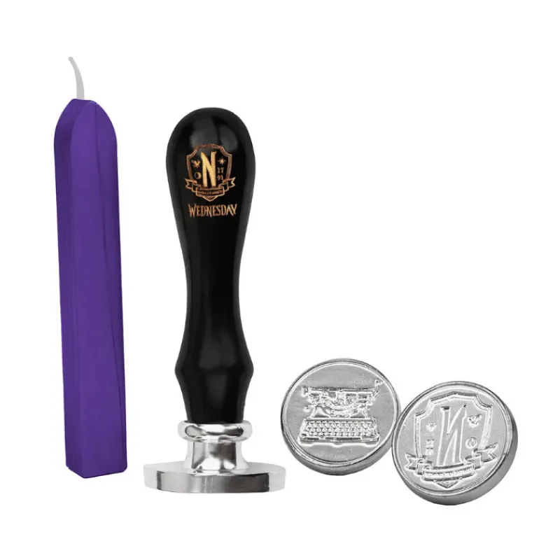 Cinereplicas Miércoles Addams^Juego de sellos de cera Miercoles