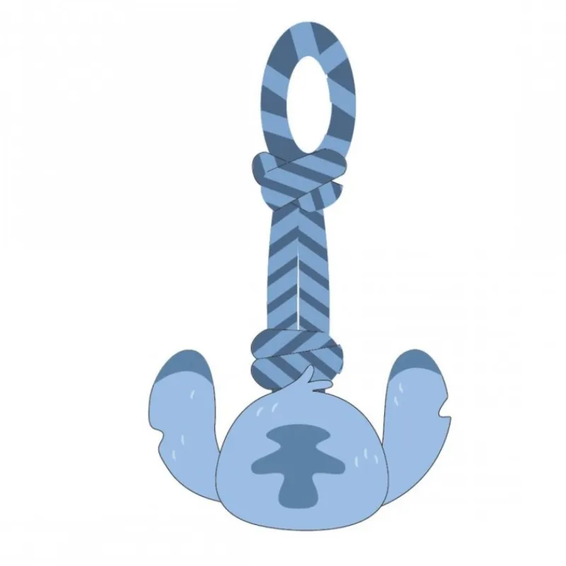 Cerdá Adult Películas Y Personajes De Disney ·Lilo Y Stitch|Regalos Stitch Baratos^Juguete para Perro Cuerda Stitch de Polyester y Algodón