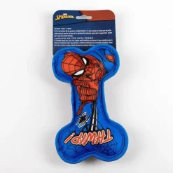 Cerdá Adult Superhéroes Marvel^Juguete para Perro TPR Spiderman de Poliester y TPR