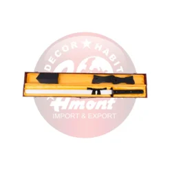 Katana con Filo Vaina Blanca 106 cm Katanas Funcionales