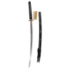 Clearance Katana con Filo Vaina Negra con Grabado 102 cm Katanas Funcionales