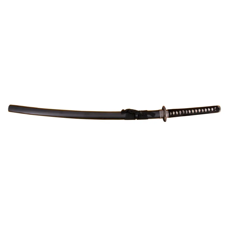 Clearance Katana con Filo Vaina Negra con Grabado 102 cm Katanas Funcionales