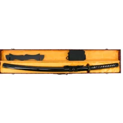 Amont Katanas Funcionales^Katana con Filo Vaina Negra 102 cm