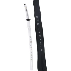 Clearance Katana Vaina Blanca con Grabado 102 cm Katanas Decorativas