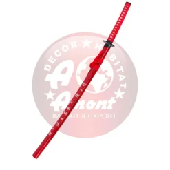 Hot Katana Vaina Roja con Grabado 102 cm Katanas Decorativas