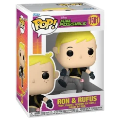 Funko Regalos De Otras Series^Kim Possible Figura POP! Vinyl Ron con Rufus 9 cm
