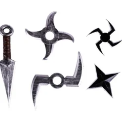 Clearance Kit de Armas para Ninja 5 piezas Armas, Espadas Y Escudos Disfraces