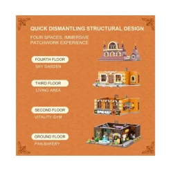Clearance Kit de Construcción Joyside Series Bakery 19 cm - Juguetes, Figuras Y Más Regalos Para Peques