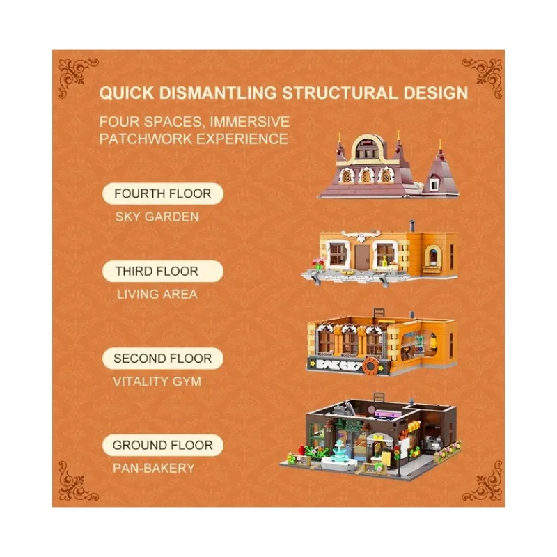 Clearance Kit de Construcción Joyside Series Bakery 19 cm - Juguetes, Figuras Y Más Regalos Para Peques