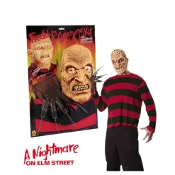 Online Kit de Freddy Krueger en blister para Halloween Hombre Disfraces Hombre|Freddy Krueger