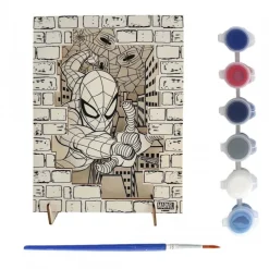 Outlet Kit de Manualidades de Madera Spiderman para Colorear Niños Marvel Y Dc Para Niños|Juguetes, Figuras Y Más Regalos Para Peques