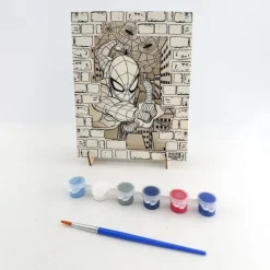 Outlet Kit de Manualidades de Madera Spiderman para Colorear Niños Marvel Y Dc Para Niños|Juguetes, Figuras Y Más Regalos Para Peques