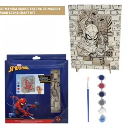 Outlet Kit de Manualidades de Madera Spiderman para Colorear Niños Marvel Y Dc Para Niños|Juguetes, Figuras Y Más Regalos Para Peques