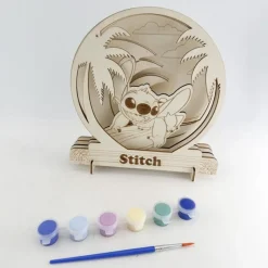 Kit de Manualidades en Madera para Colorear Stitch Disney Para Niñas|Juguetes, Figuras Y Más Regalos Para Peques
