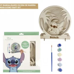 Kit de Manualidades en Madera para Colorear Stitch Disney Para Niñas|Juguetes, Figuras Y Más Regalos Para Peques