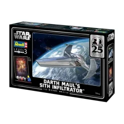 Revell Regalos Star Wars Por Personaje |Replicas Y Coleccionismo Star Wars ^Kit de Maqueta 1/120 Darth Maul's Sith Infiltrator 22 cm