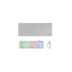 Clearance Kit Teclado y Ratón MCPX RGB Blanco FR Teclados Y Ratones Gaming|Alfombrillas Gaming