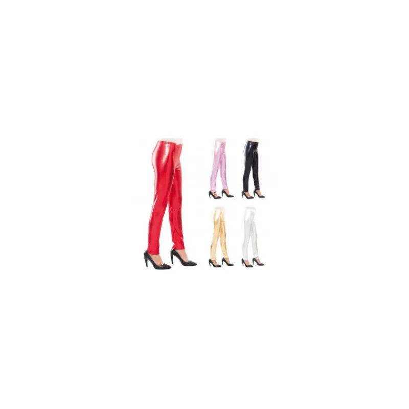 Mujer Disfrazzes Prendas Accesorias Para Disfraces|Disfraces Mujer^Leggings Brillantes en varios colores