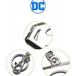 The Noble Collection Regalos De Superhéroes Dc|Superhéroes Marvel^Llavero de Acero con Escudo de Superman de DC Comics