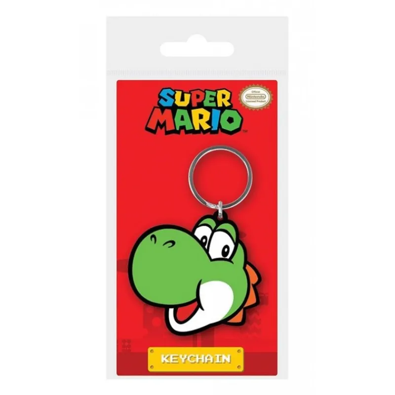 Pyramid International Descuentos Gaming|Más Regalos De Super Mario ^Llavero de caucho Yoshi Super Mario 6 cm