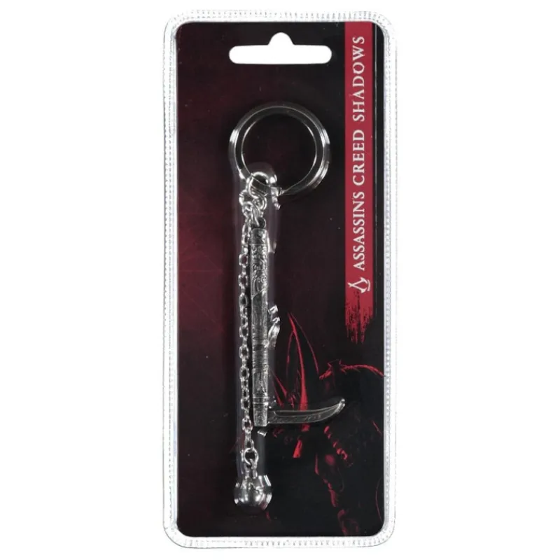 DIFUZED Regalos Assassin'S Creed|Descuentos Gaming^Llavero de Metal Kusari Gama - Assassin's Creed Shadows