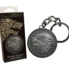 The Noble Collection Juego De Tronos Y La Casa Del Dragón ^Llavero escudo Stark de Juego de Tronos