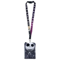 Hot Llavero Jack Skellington Deluxe con Tarjetero - Nightmare Before Christmas Pesadilla Antes De Navidad