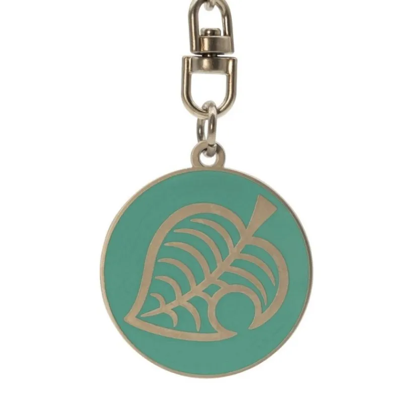 Online Llavero Metal Animal Crossing Hoja Logo 3cm ABYstyle Descuentos Gaming